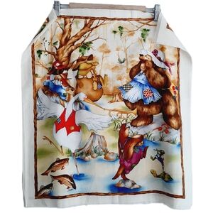 🍒 Critter Jamboree - Barb Tourtillotte for Clothworks Printed Fabric Panel